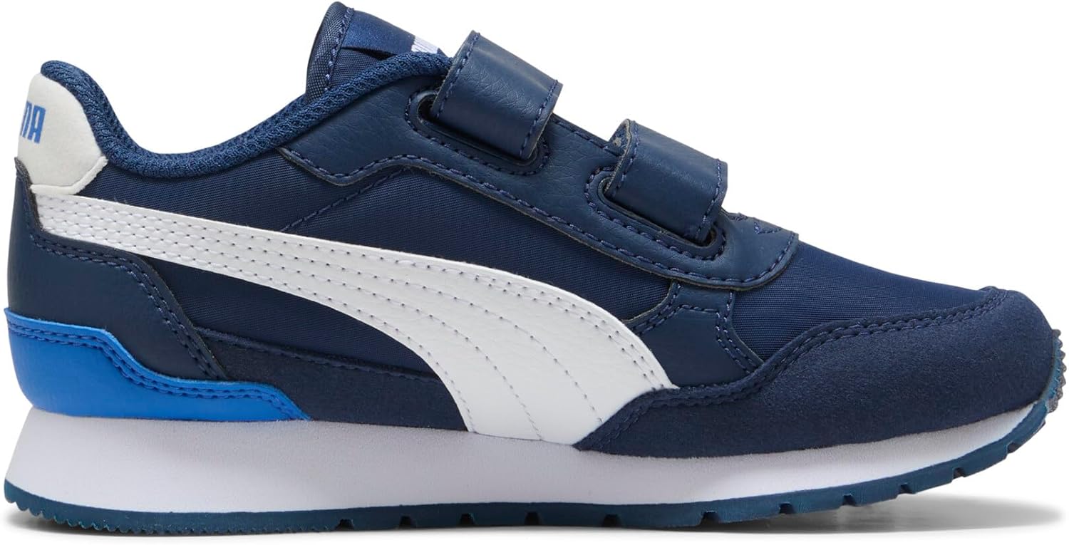 Кроссовки Puma St Runner унисекс-детские на липучке, синий — фото 4