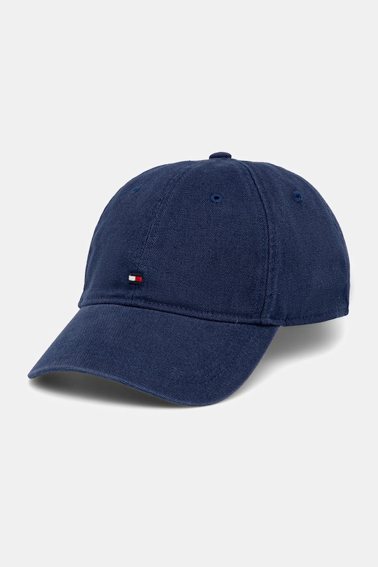 

Хлопковая кепка с козырьком Tommy Hilfiger, темно-синий