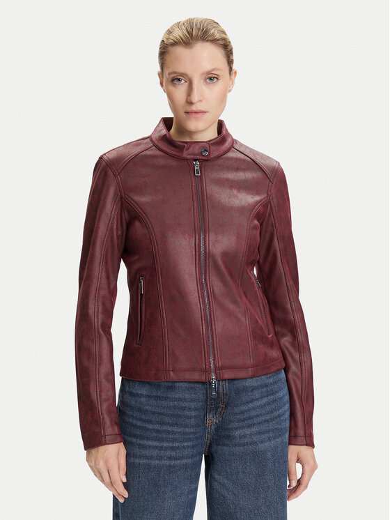 

Куртка из искусственной кожи regular fit Basic 25WWEW43 Desigual, красный