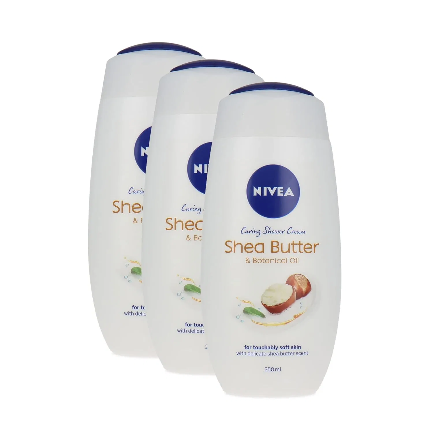 Гель для душа Nivea «Масло ши и растительное масло», набор 3 x 250 мл Nivea