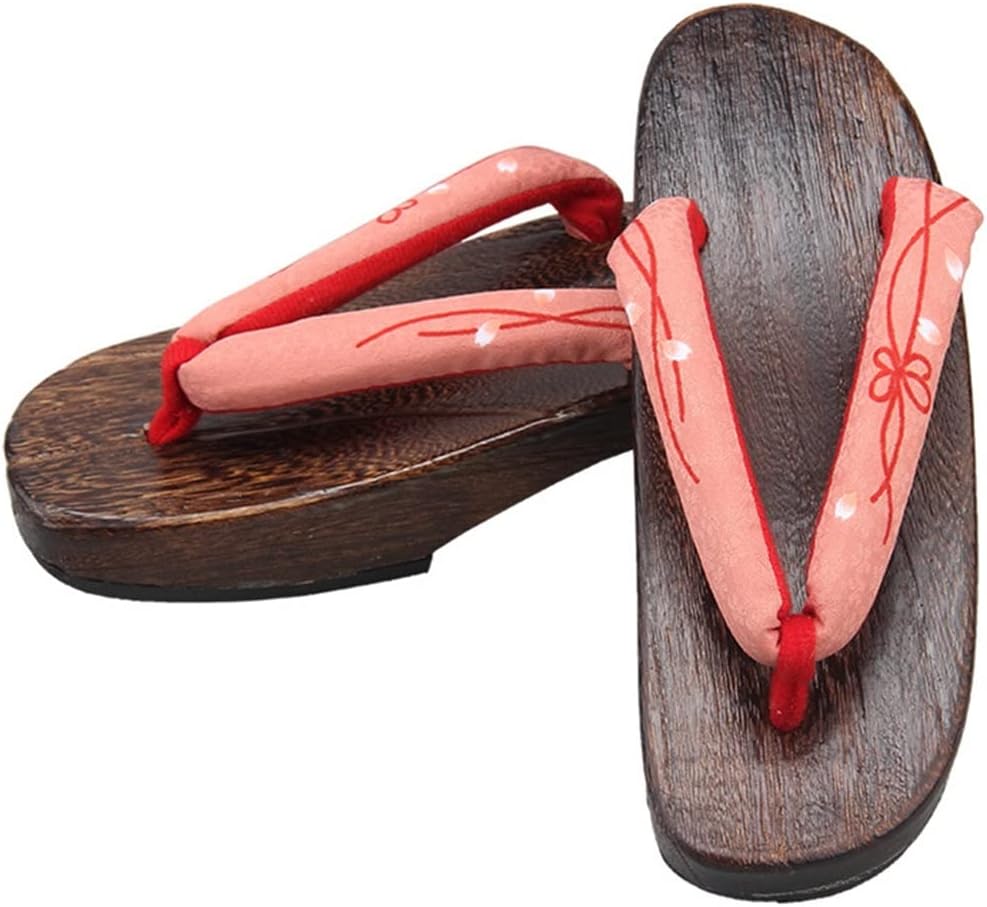 

Женские традиционные сабо Гета сандалии на высокой платформе, женские домашние тапочки с открытым носком, двухзубые шлепанцы, мужская обувь Гета, костюмы для Хэллоуина Kitcissl, EUR 38-40 Style I