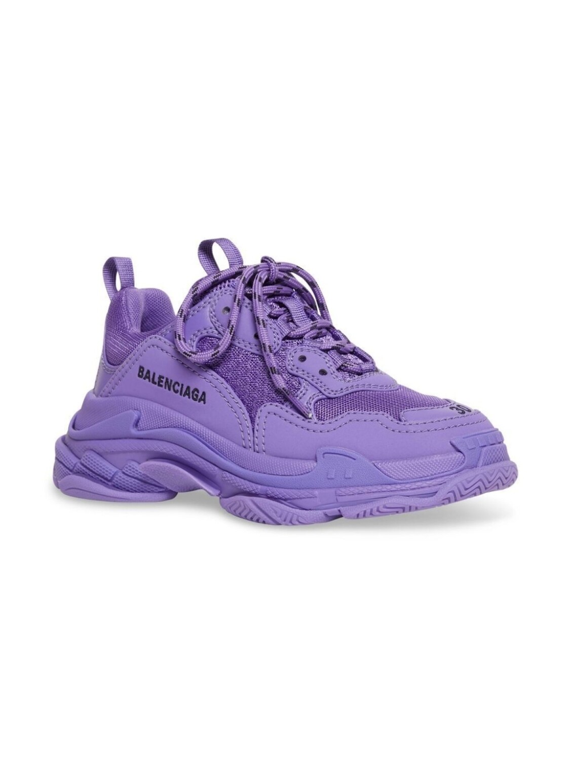 

Balenciaga Kids кроссовки Triple S, фиолетовый
