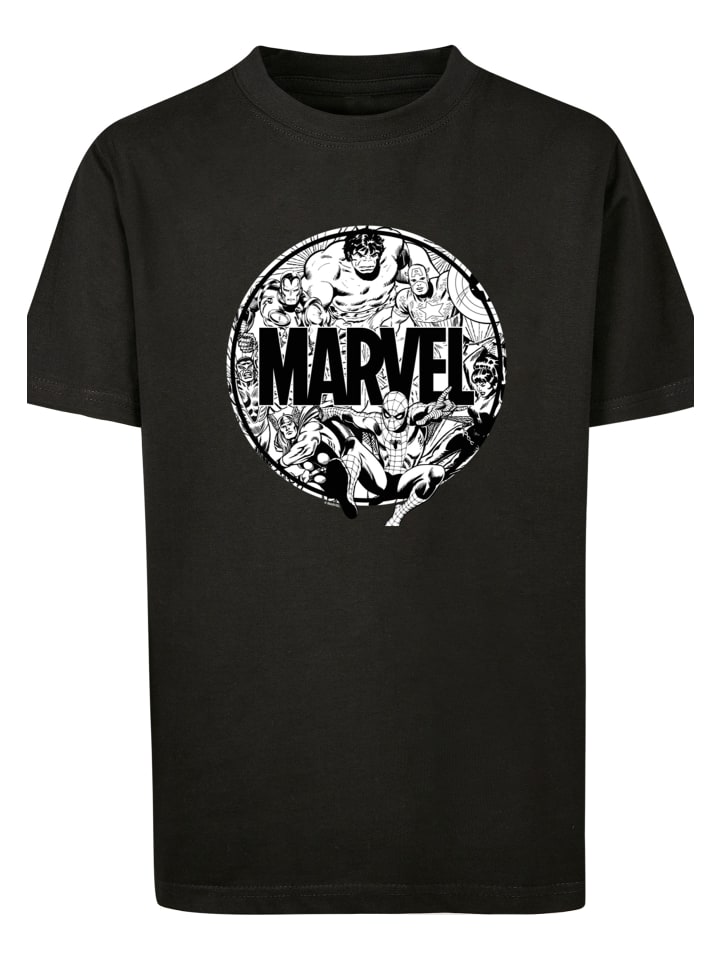 

Футболка F4NT4STIC Marvel Comics Logo Character Infill, черный