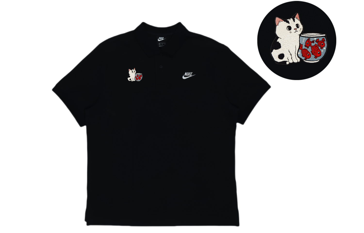 

Спортивная поло Unisex Black Nike