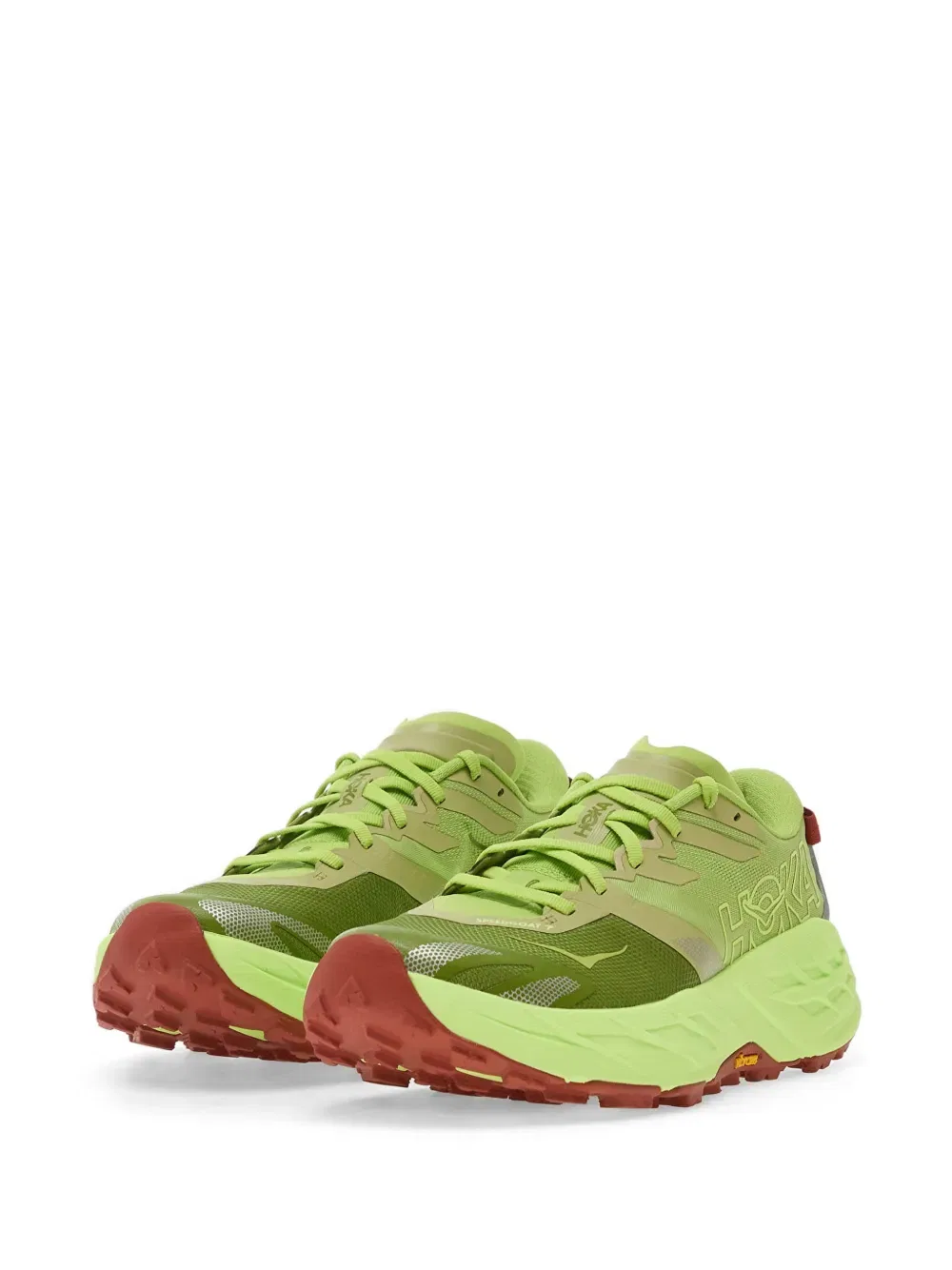 Низкие кроссовки Speedgoat 7 Hoka, зеленый — фото 2