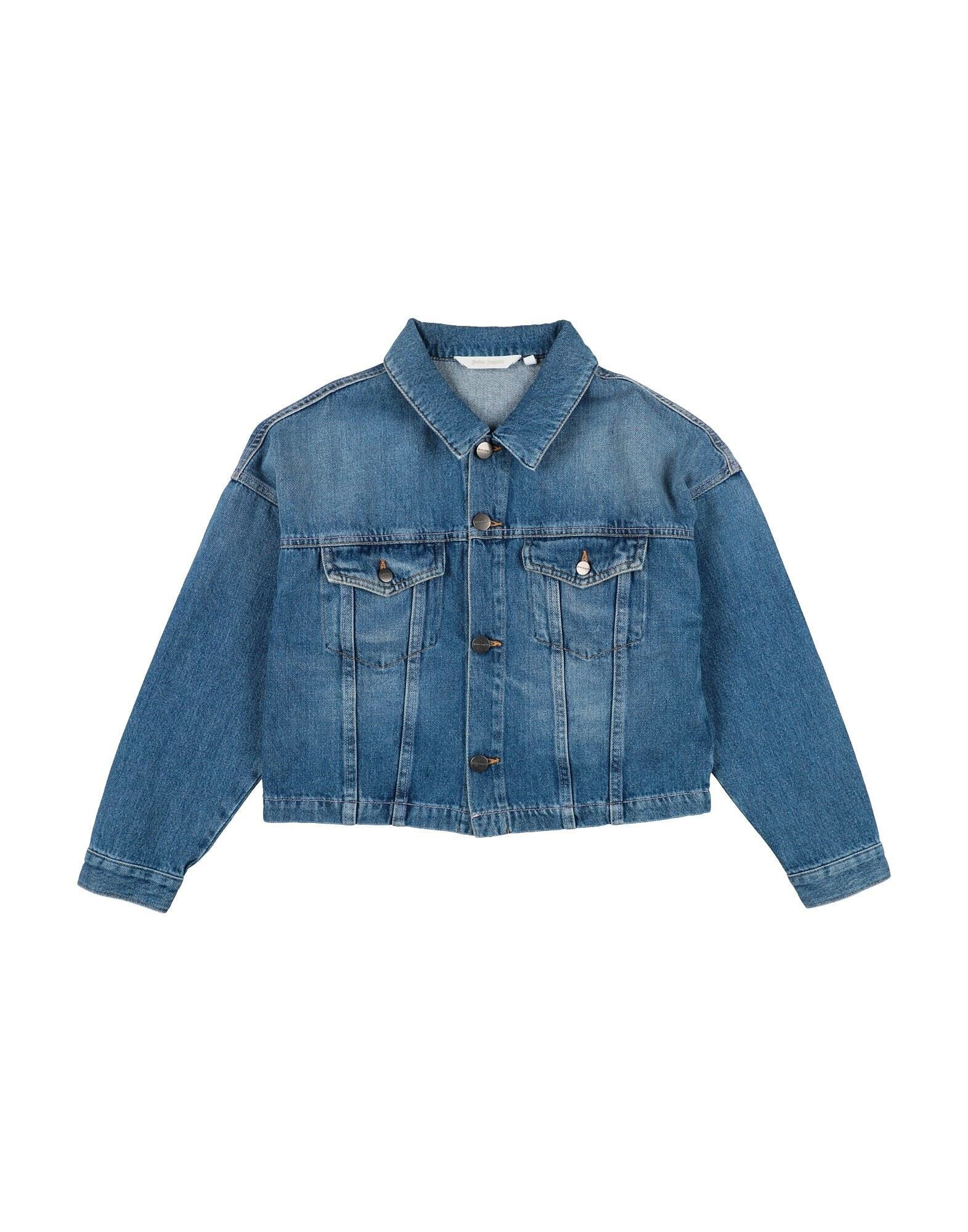 

Джинсовая куртка для девочек Palm Angels, синий