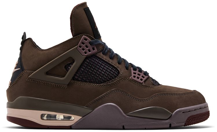

Кроссовки A Ma Maniére x Air Jordan 4 Retro «Темный мокко», коричневый