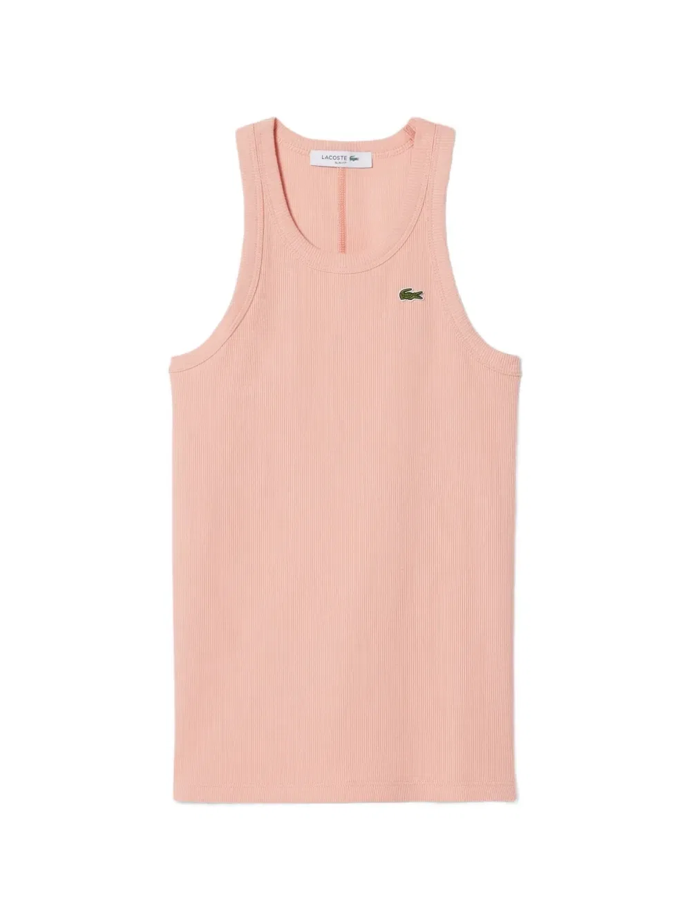 Топ Lacoste с круглым вырезом, розовый