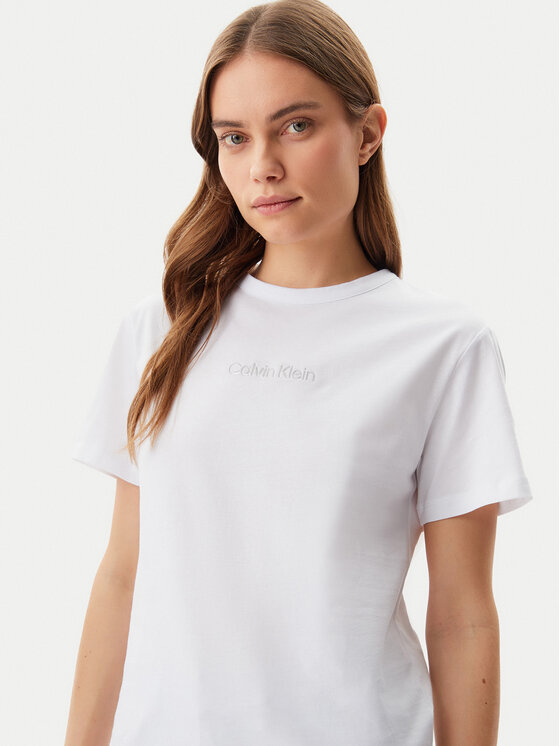 Футболка обычного кроя K20K208294 Calvin Klein, белый — фото 4