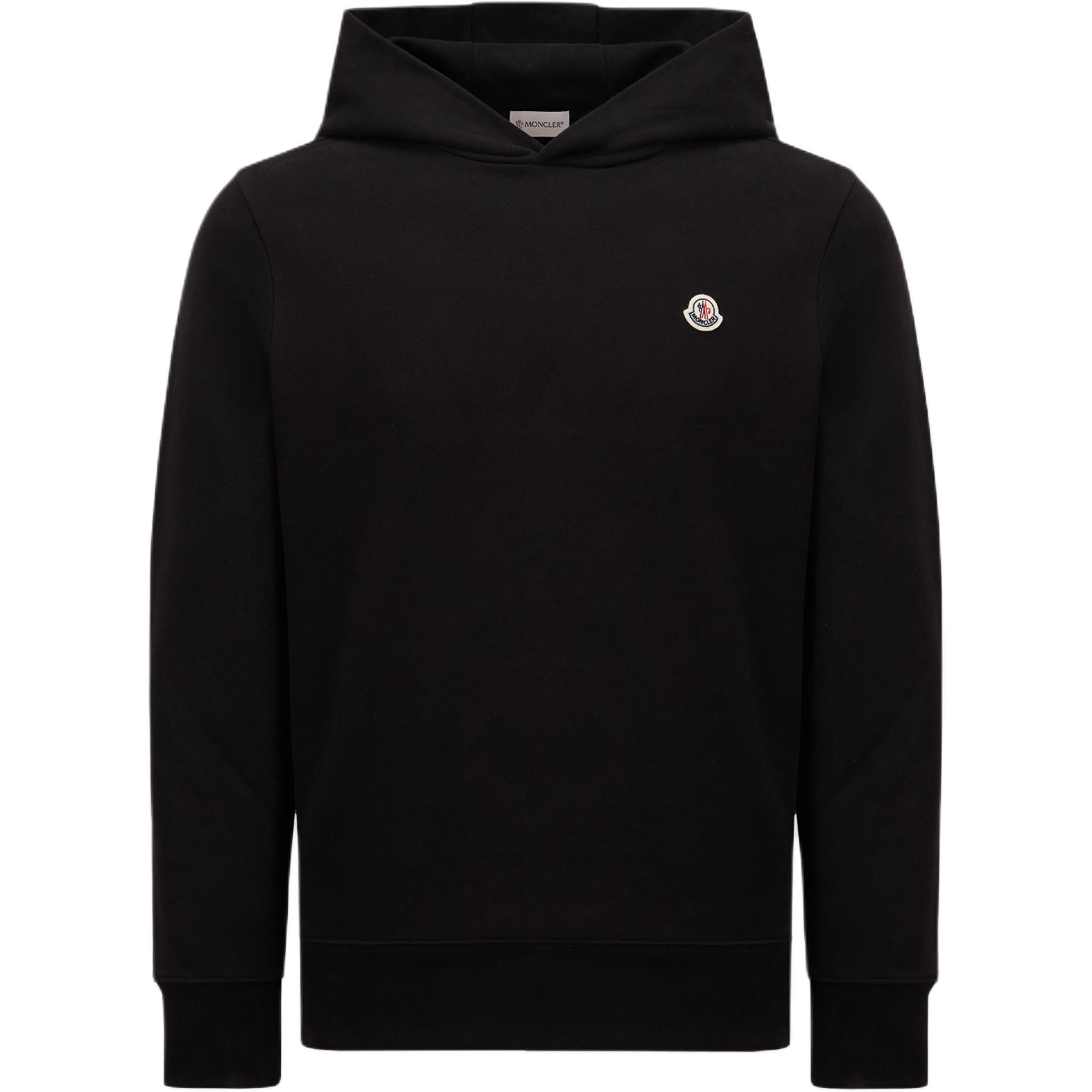 

Толстовка с длинными рукавами и логотипом Moncler, черный