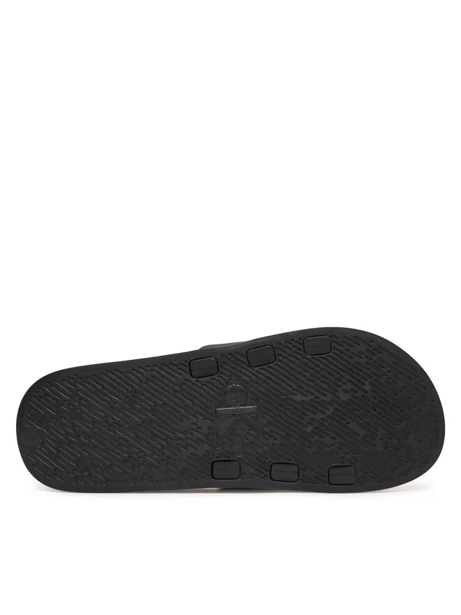 Calvin Klein Мюли Ess Slide из резины и неопрена HM0HM02229, черные — фото 4
