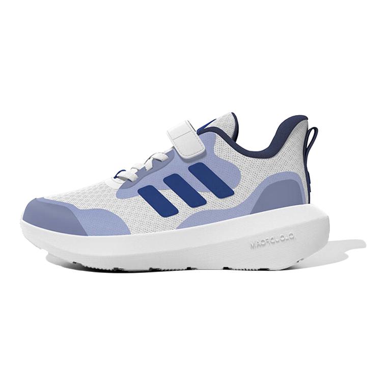 Кроссовки для бега Fortarun Slip Resistant Low Top для детей Adidas, белый/синий — фото 2