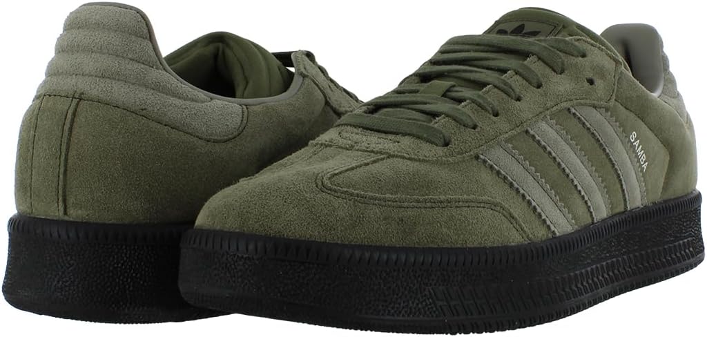 Мужские кроссовки adidas Samba XLG для повседневной носки, серый/оливковый — фото 2