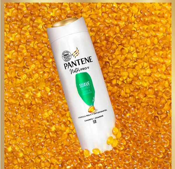Шампунь Nutriplex для вьющихся и непослушных волос Suave & Liso Pantene, 225 ml — фото 2