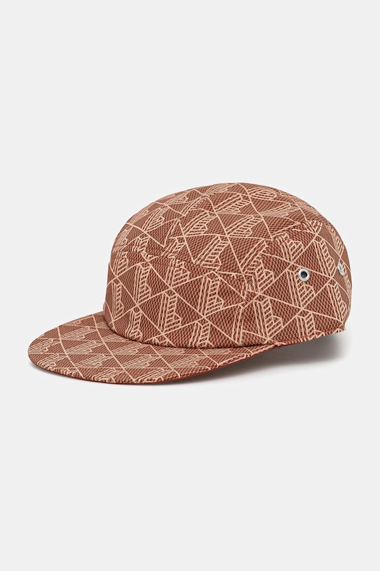 

Хлопковая кепка с козырьком Lacoste, красный