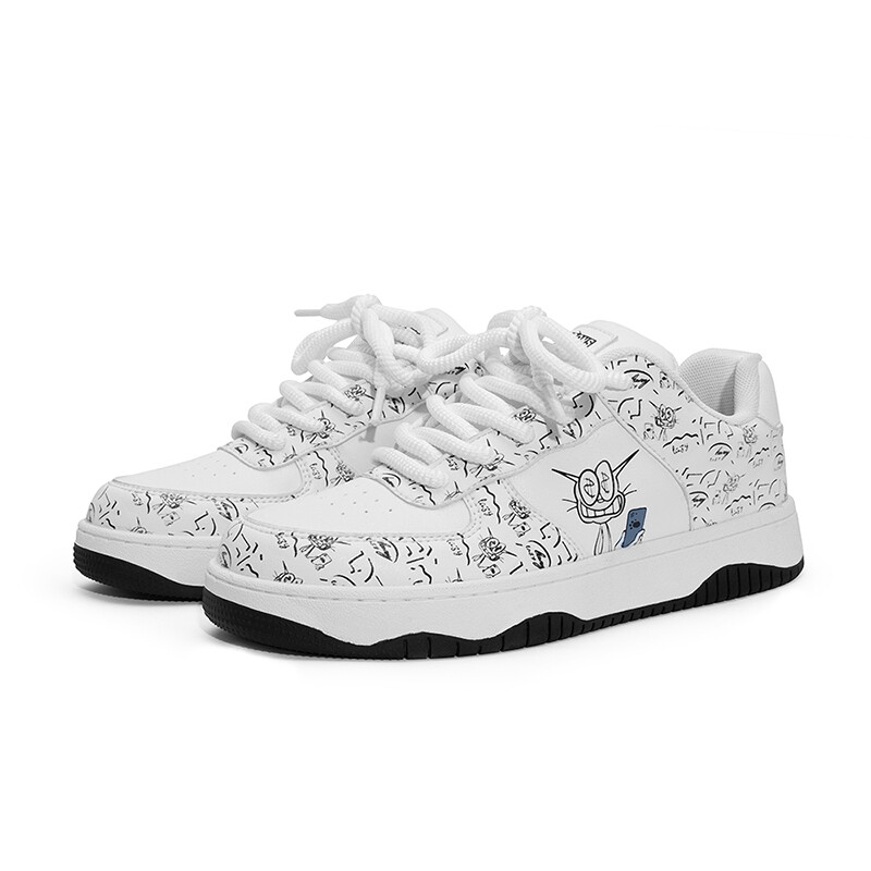 

Кроссовки LAZY BONS Skateboarding Shoes Unisex Low-top, синий