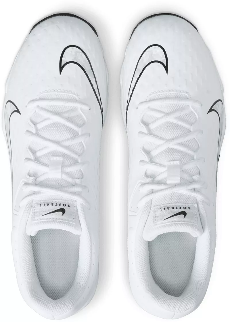 Женские софтбольные бутсы для софтбола Nike Hyperdiamond 4 Keystone, цвет White/Pure Platinum — фото 2