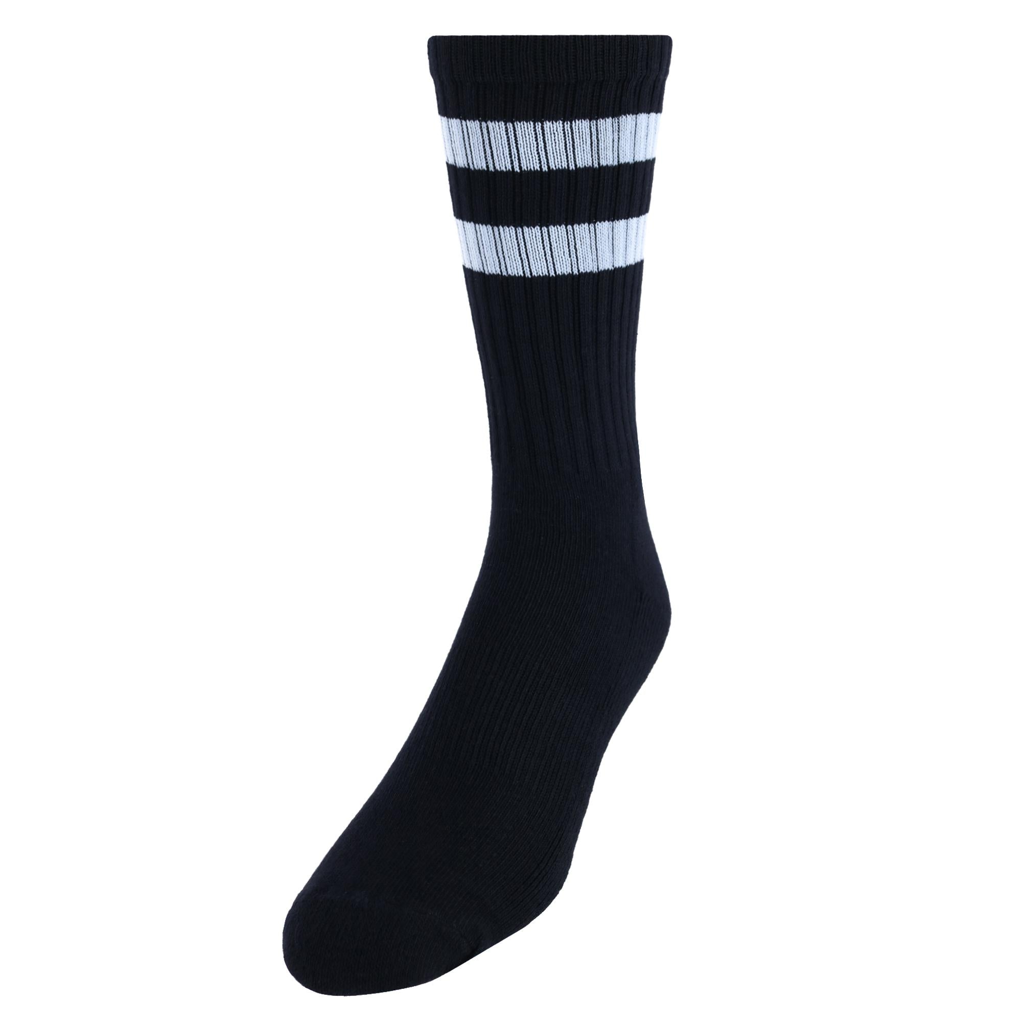 

Мужские носки в полоску (3 пары) CTM, цвет black with white stripes