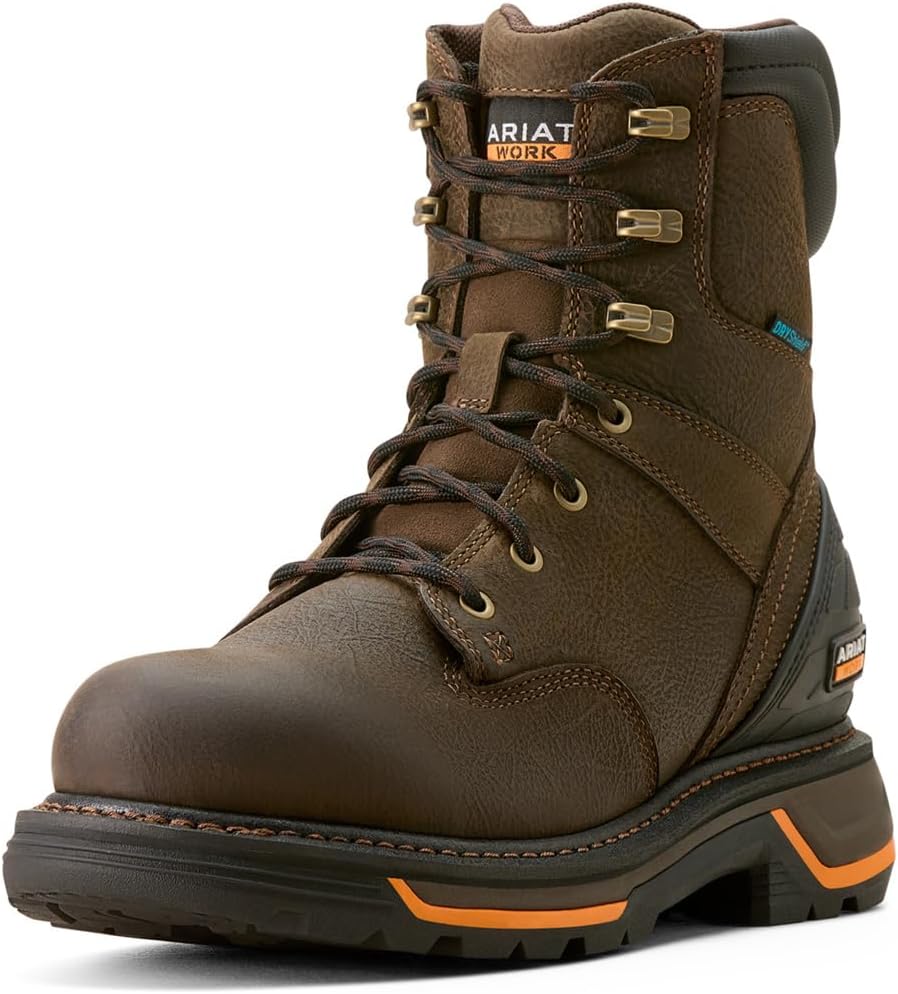 

Мужские водонепроницаемые ботинки ARIAT Big Rig 8, Iron Coffee