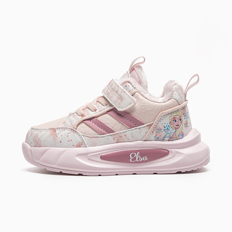 

Нескользящие устойчивые к истиранию низкие кроссовки для бега kids' Disney, Nude Pink[Thermal Fleece-Lined]