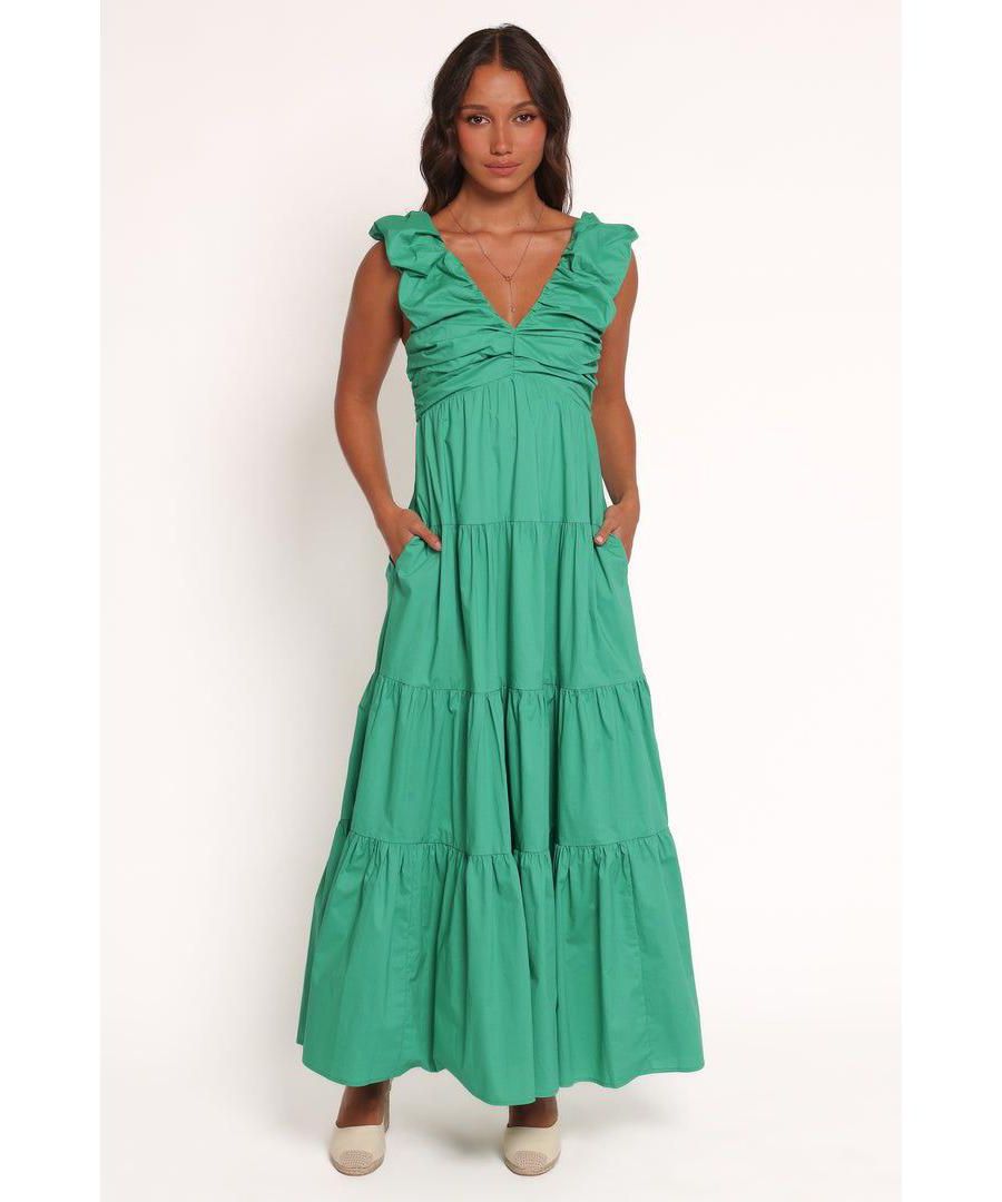

Женское длинное платье Elina - зеленое Petal and Pup, Green