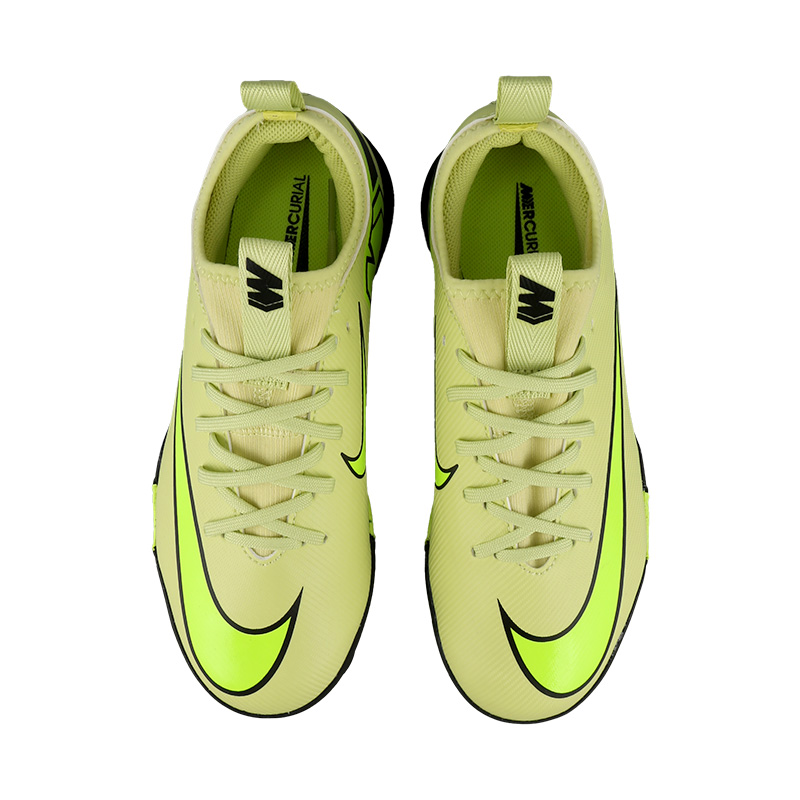 Nike Детские футбольные бутсы Mercurial Vapor 16 Academy травяной зеленый красный — фото 2