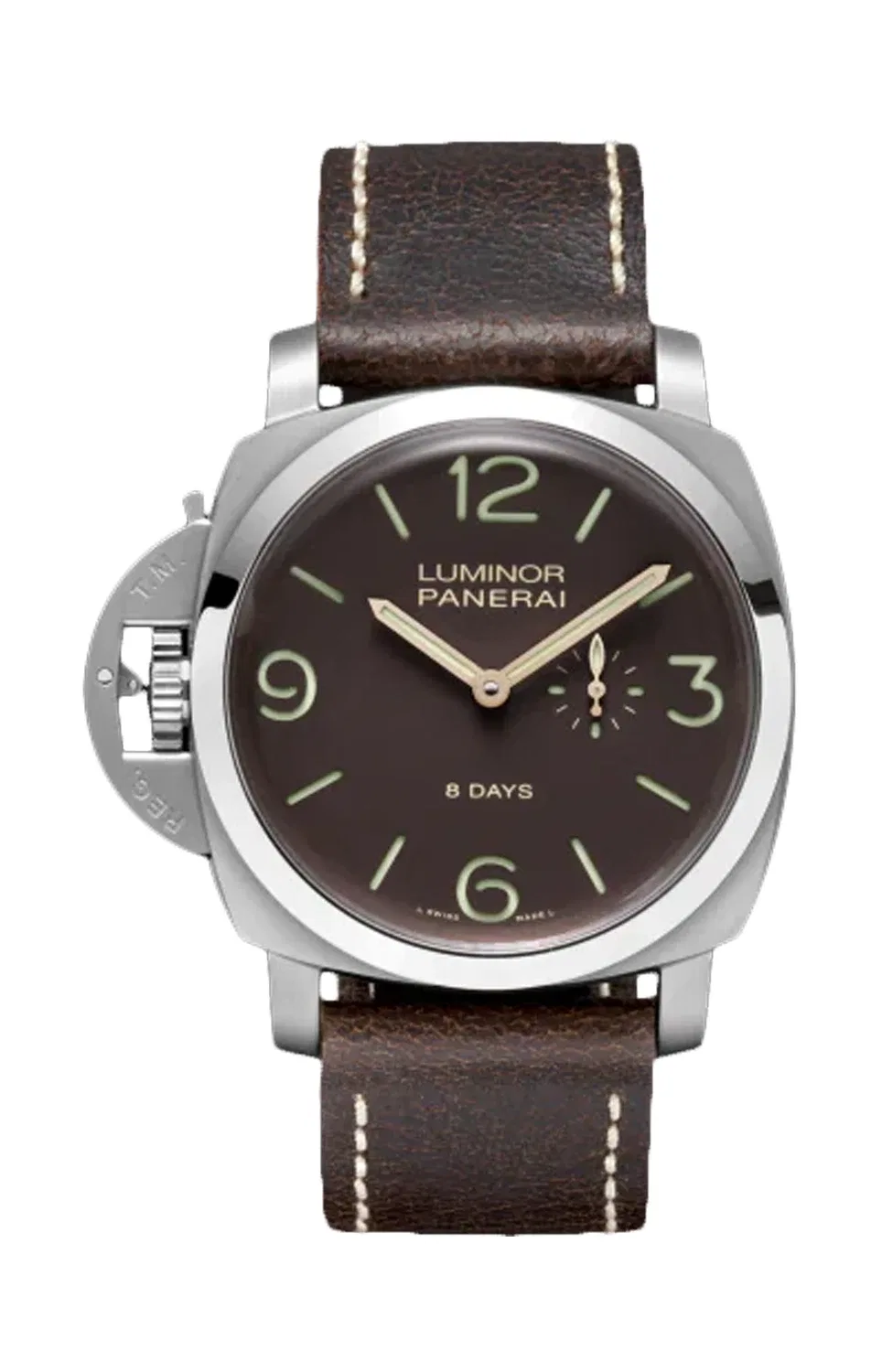 LUMINOR 1950 ЛЕВОРУКИЕ 8 ДНЕЙ ТИТАНИЙ - 47 ММ - СПЕЦИАЛЬНАЯ СЕРИЯ - PAM00368 PANERAI, черный