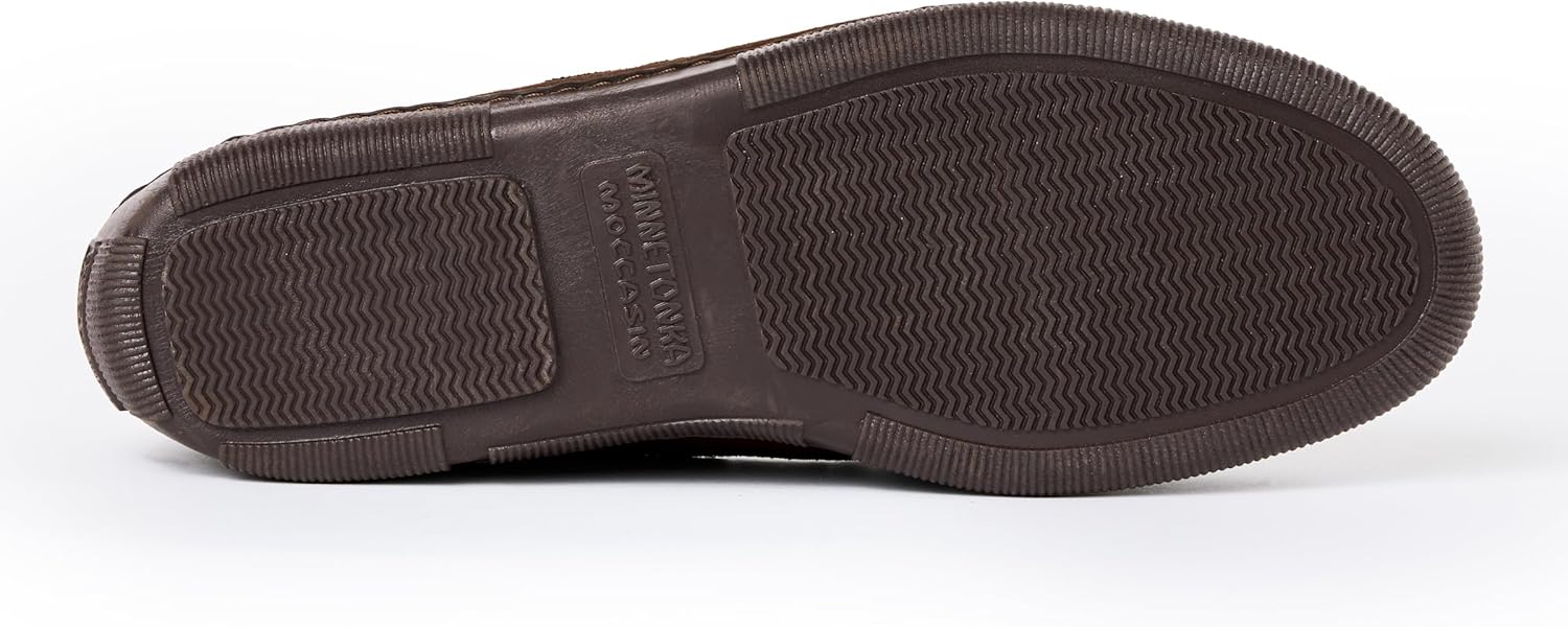 Мокасины Minnetonka для мужчин повседневные замшевые, шоколадный — фото 3