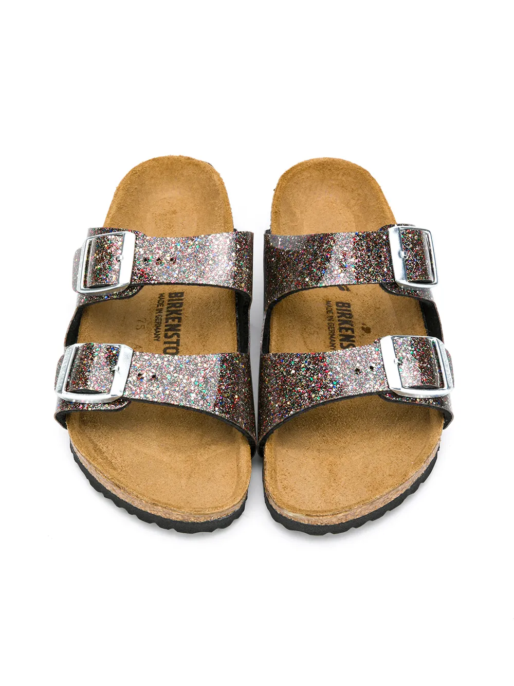 Сандалии с пряжками Birkenstock Kids, черный — фото 3