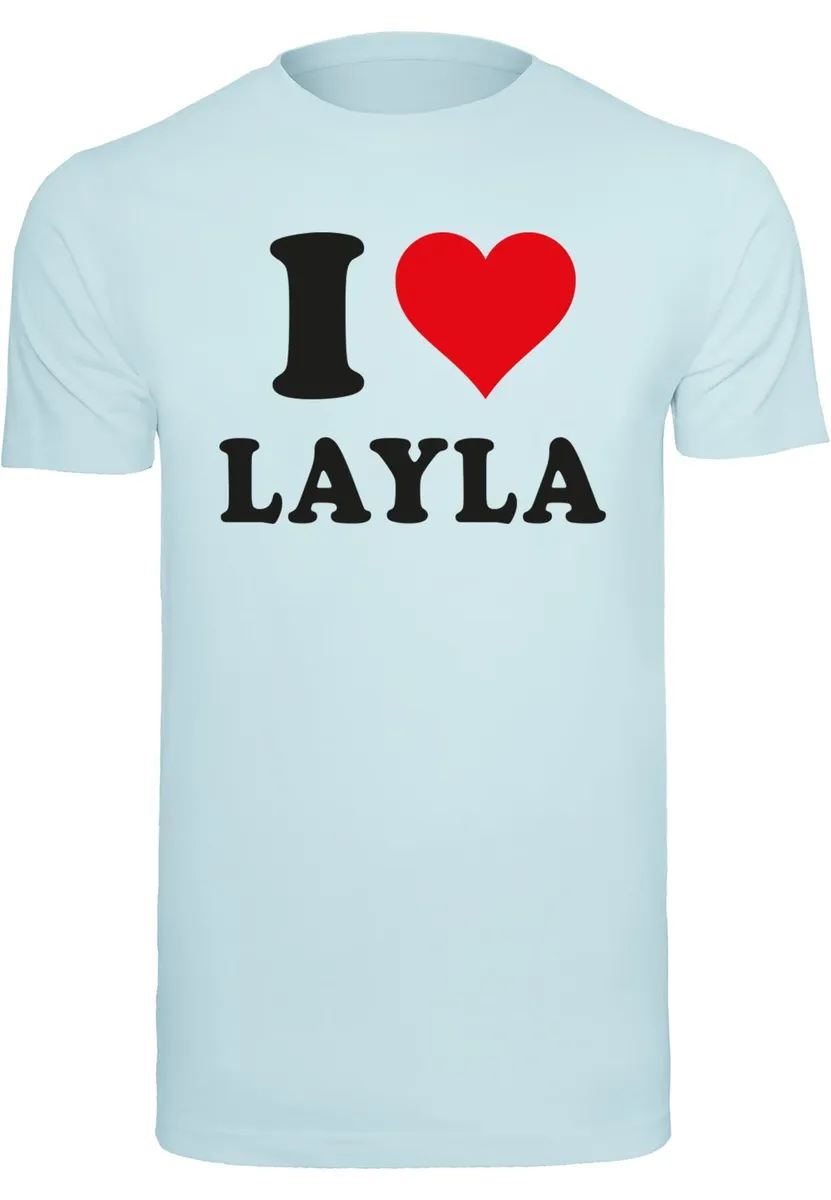 

Футболка Merchcode "Мужская футболка Merchcode I Love Layla ", синий