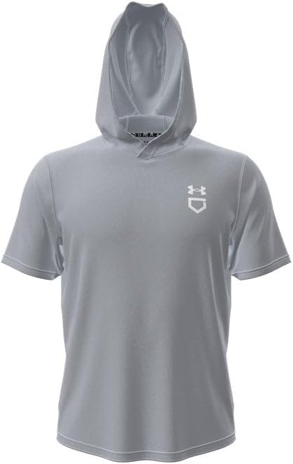 

Under Armour мужская утилитарная легкая толстовка с коротким рукавом, (011) Mod Gray/White