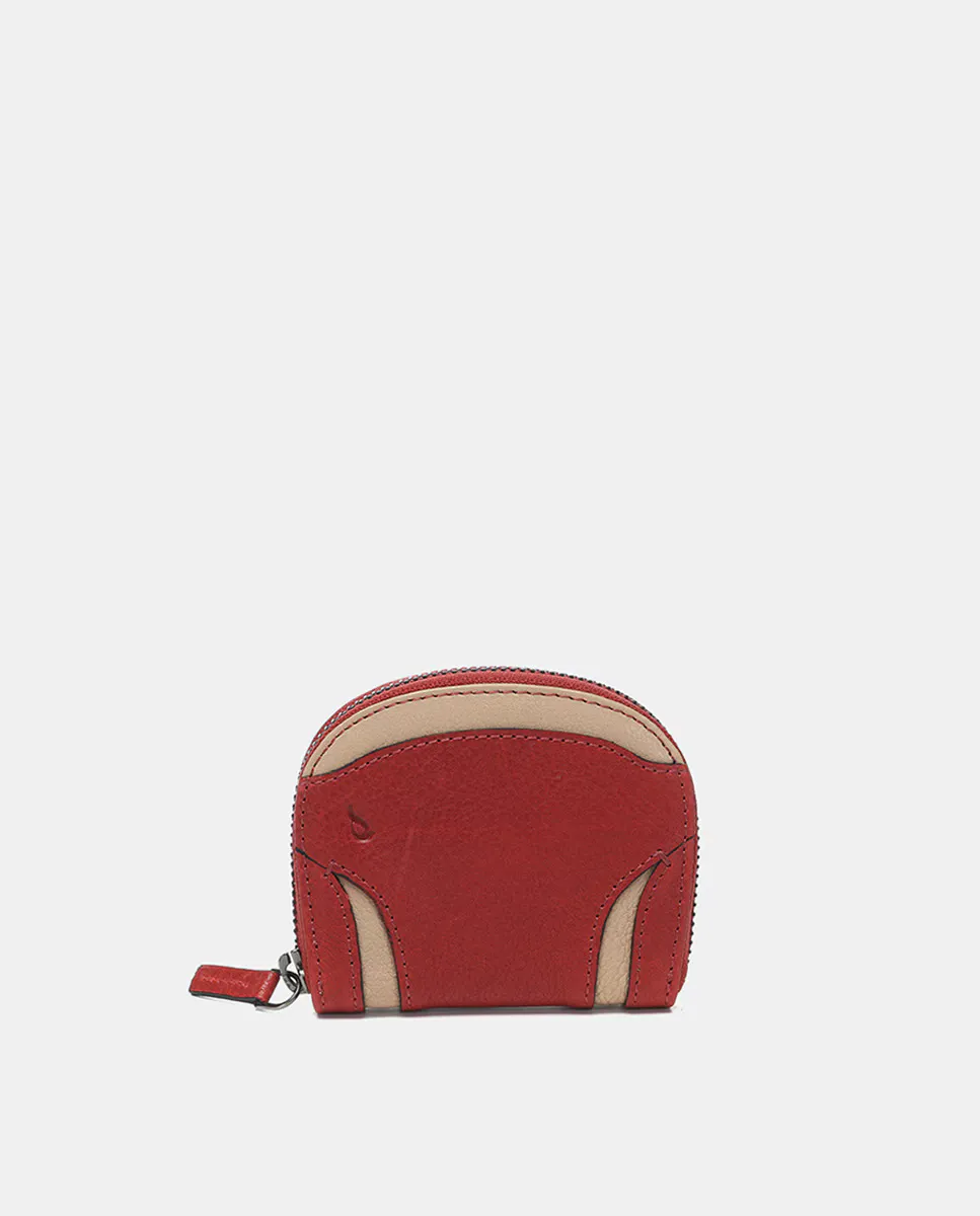 

Кошелек Oceans Diary из красной кожи Abbacino, красный