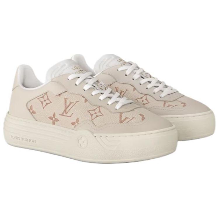Женские скейтерские кеды Groovy Low Top светло-умбра LOUIS VUITTON — фото 4