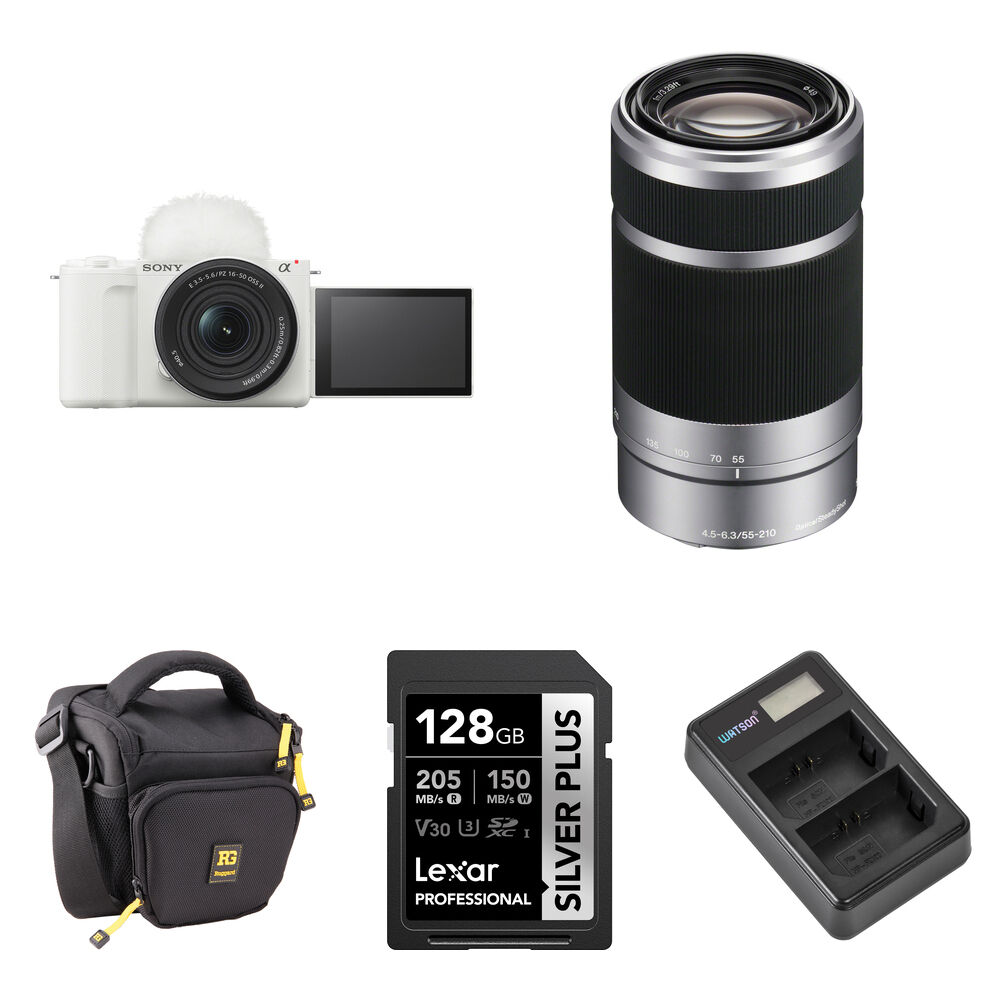 

Беззеркальная камера Sony ZV-E10 II Mirrorless Camera with 16-50mm and 55-210mm