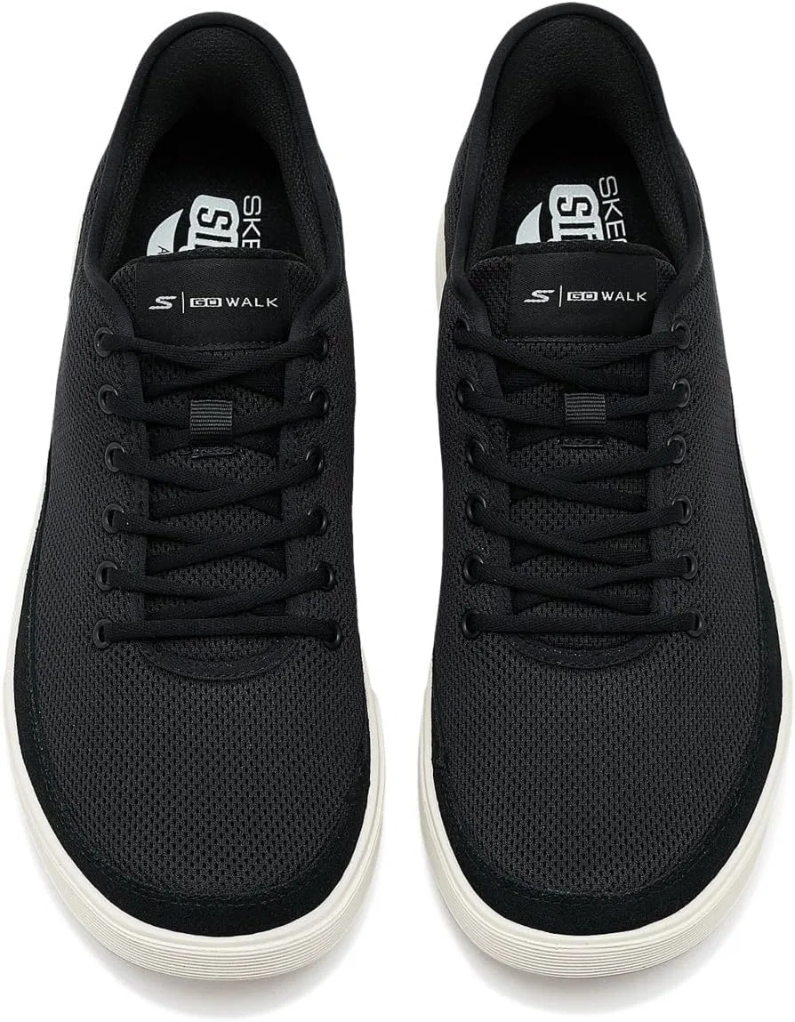 Мужские слипоны Skechers: кроссовки Go Walk Commuter Carson, Black White — фото 2