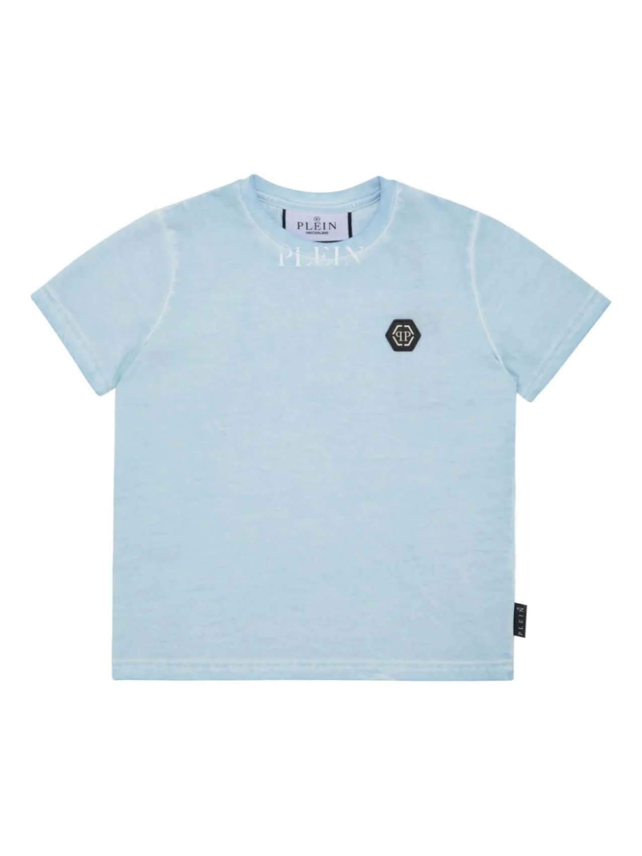 

Футболка Philipp Plein Basic Plein Old dye, синий