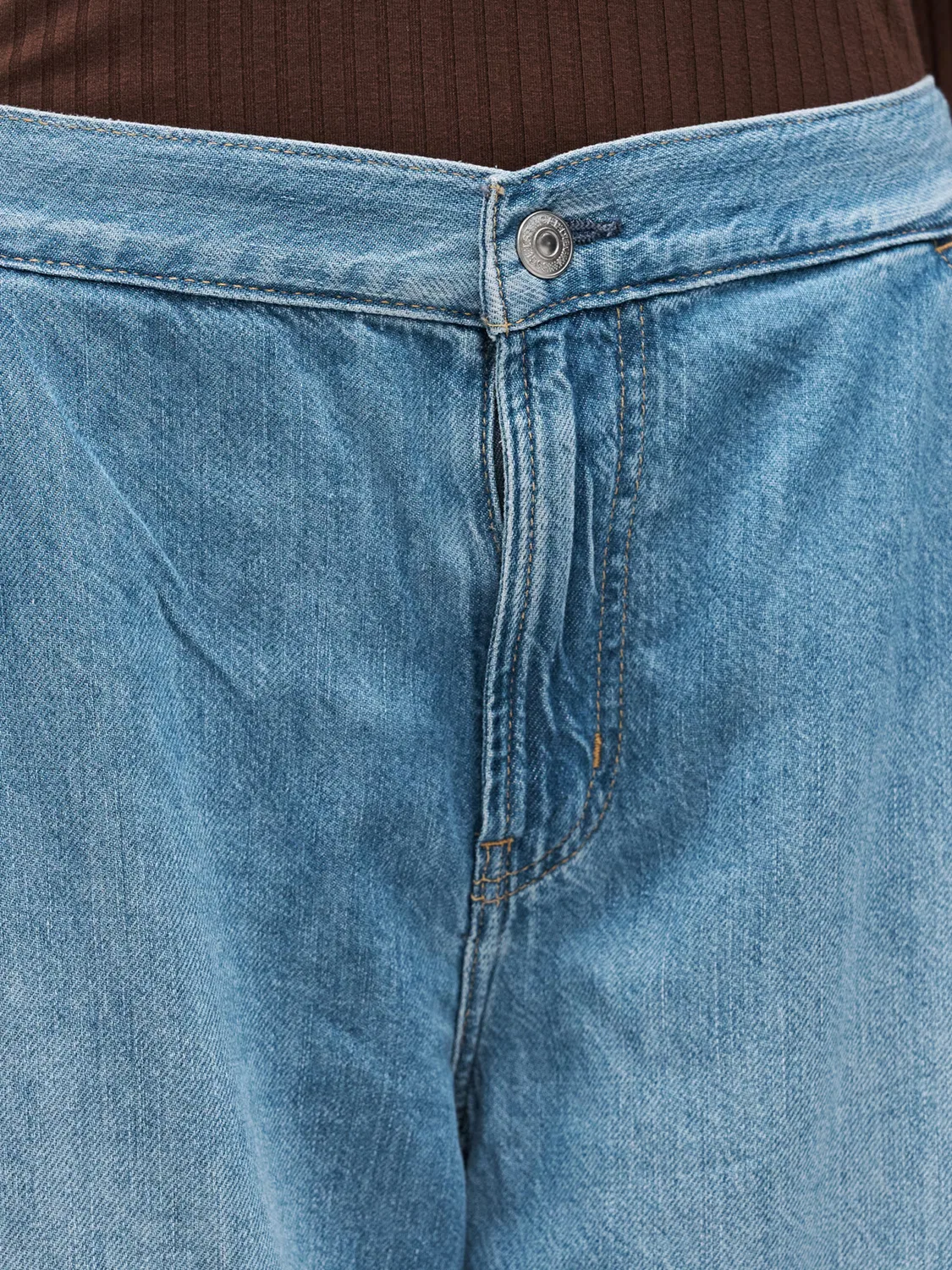 Джинсы Gap Barrel Jeans, сине-фиолетовый — фото 3