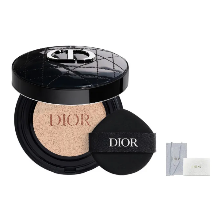 DIOR Lock Makeup мягкая и сияющая вечная воздушная подушечка для маскировки и осветления тона кожи лимитированная серия, #00N-Glossy Finish Wicker Pattern