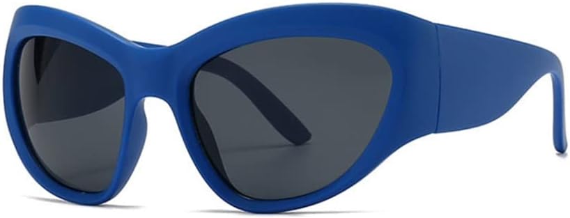 

Женские солнцезащитные очки, черные, в крупной оправе, женские солнцезащитные очки, мужские очки для водителя и мотоциклиста, зеркальные солнцезащитные очки generic, Blue Gray