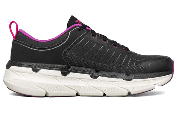 Кроссовки max cushioning premier sports shoes black/white/purple Skechers, черный — фото 2