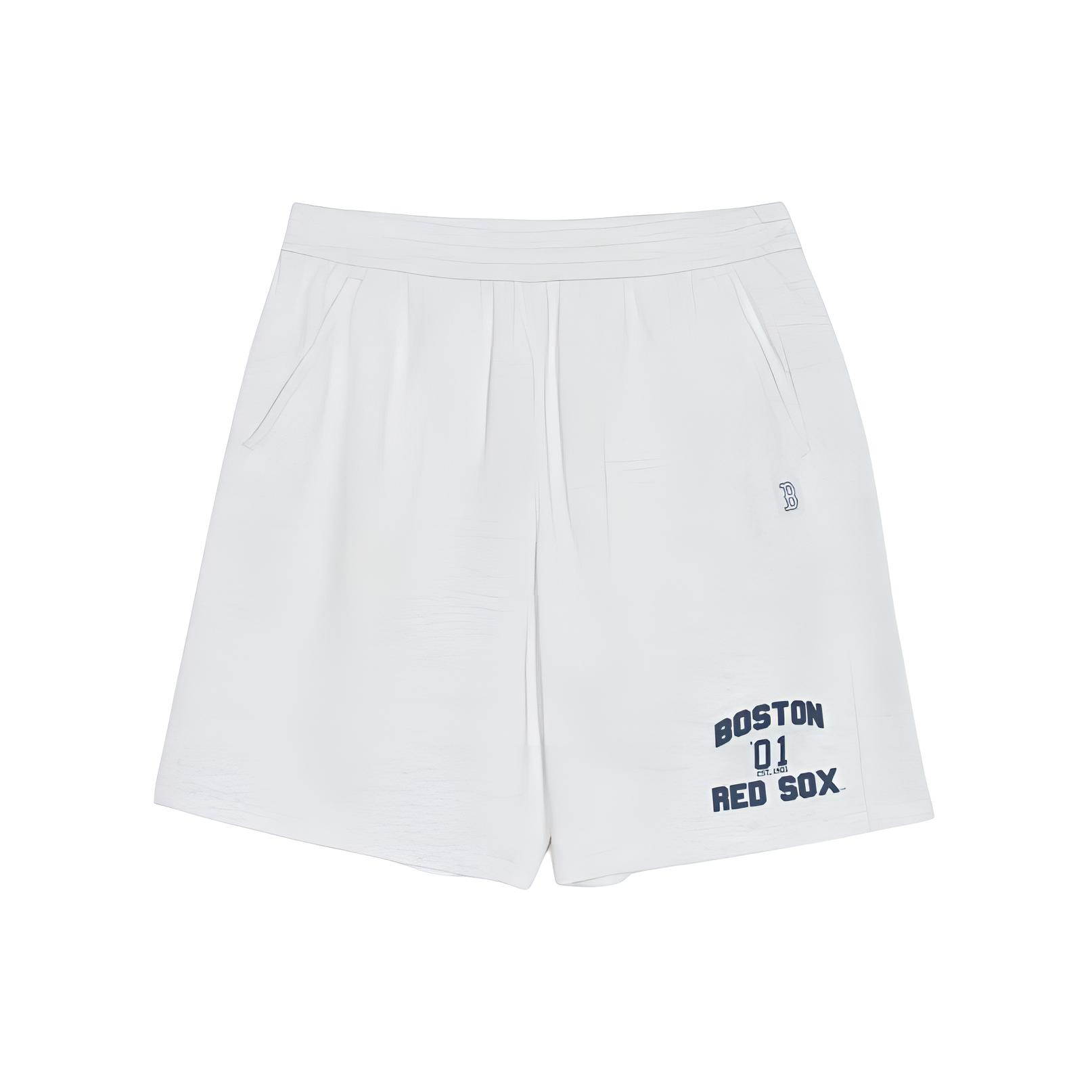 

Бостон ред сокс повседневные шорты унисекс светлый хизер грей MLB, серый