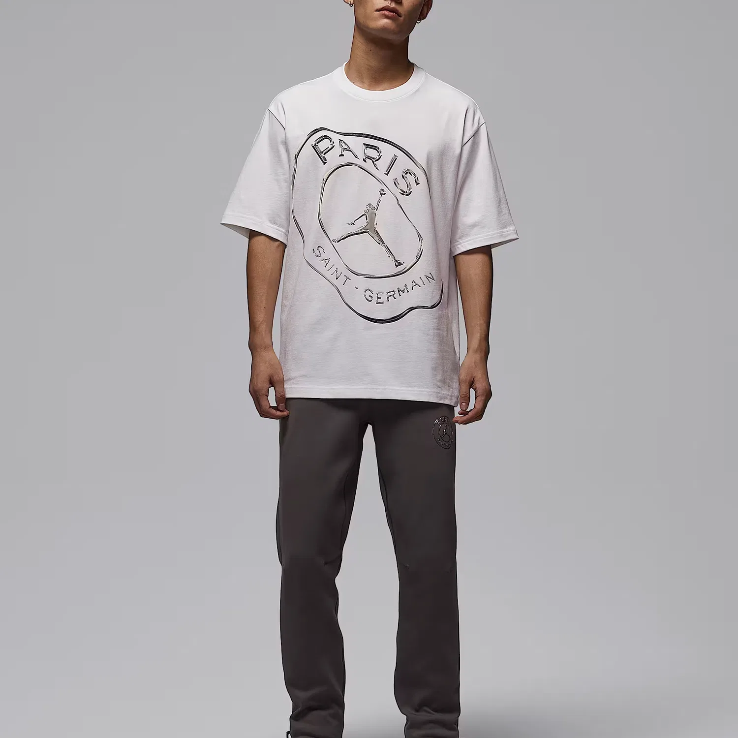 Футболка Jordan Paris Saint-Germain Men's White/Black — фото 3
