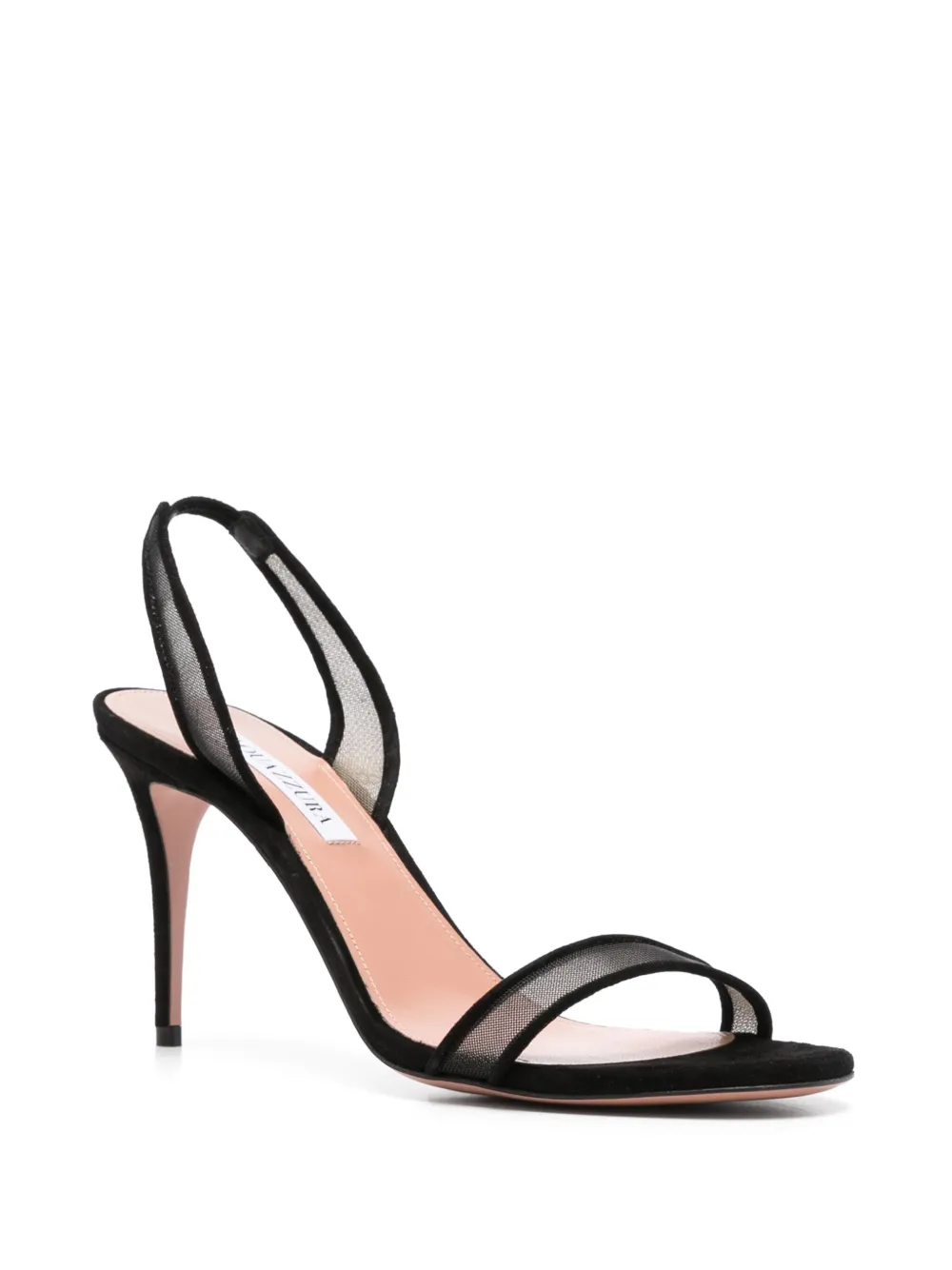 Босоножки So Nude 85 Aquazzura, черный — фото 2