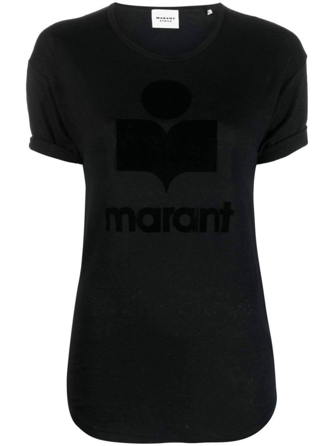 

Marant Étoile футболка Koldi с логотипом, черный