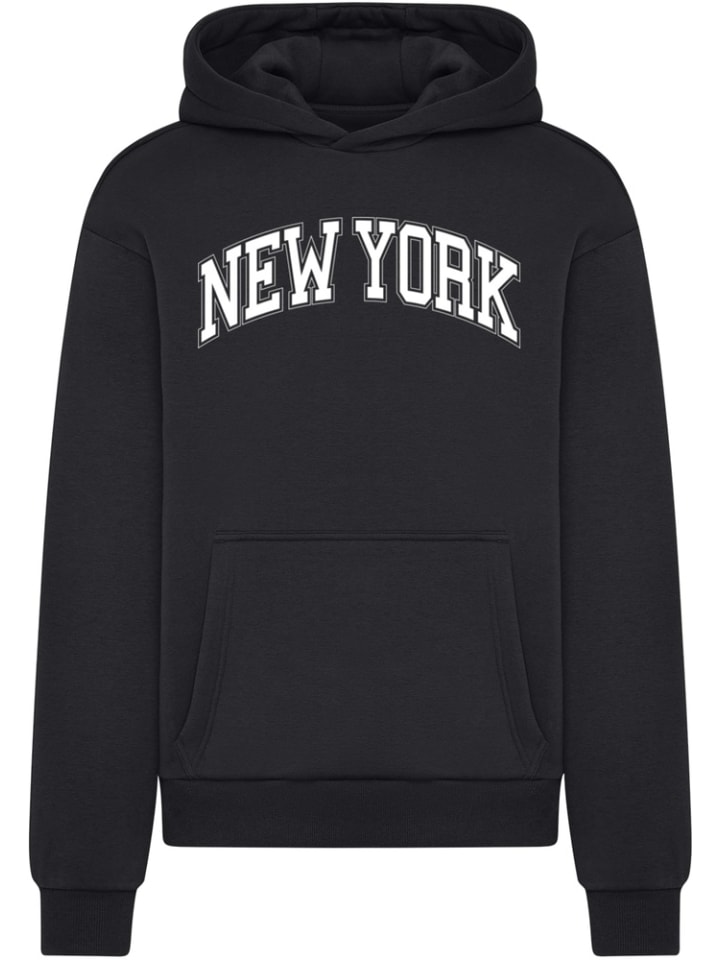 

Худи New York Fluffy Hoody черного цвета Mister Tee