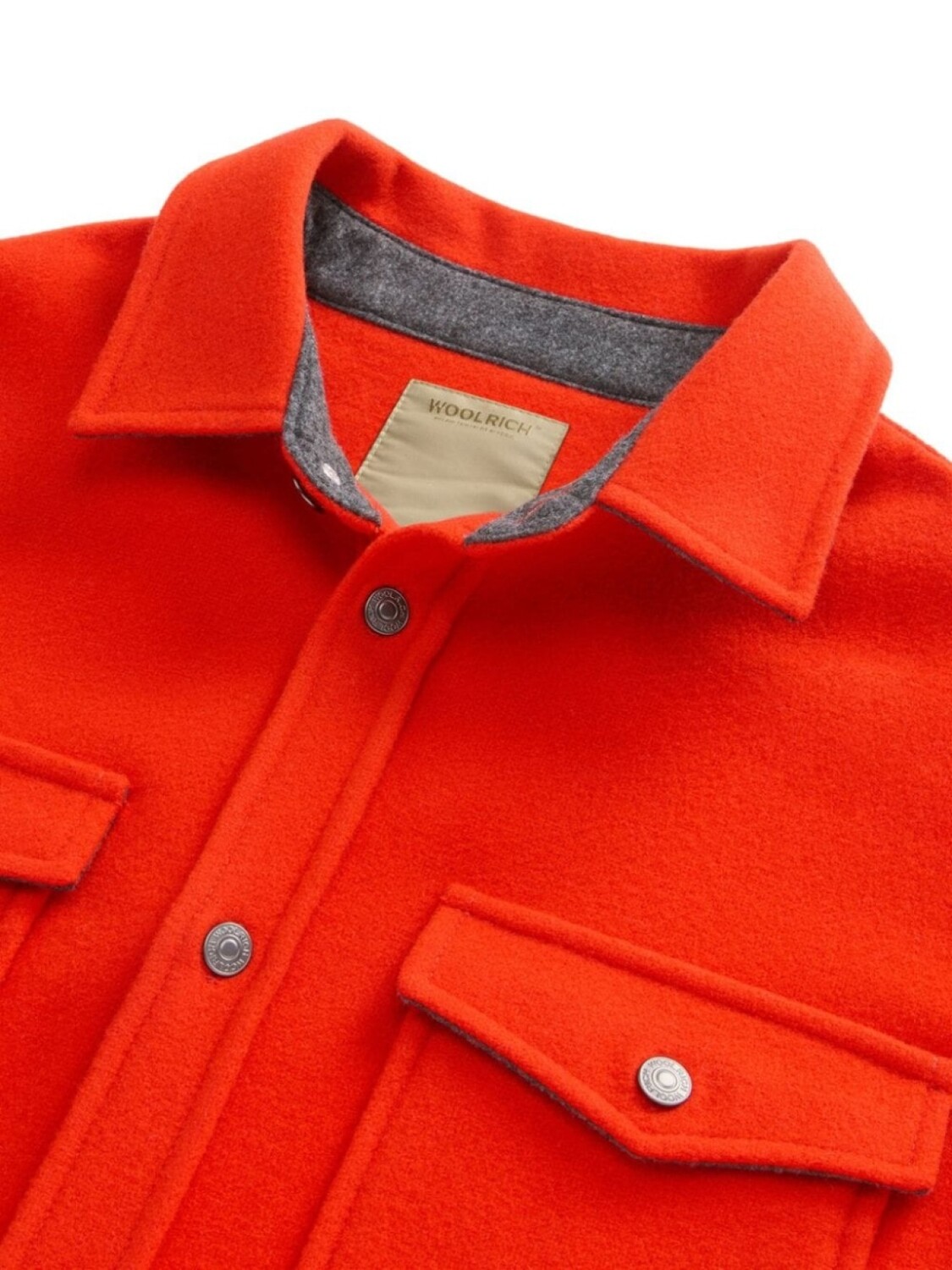 

Woolrich аляска поверх рубашки, оранжевый