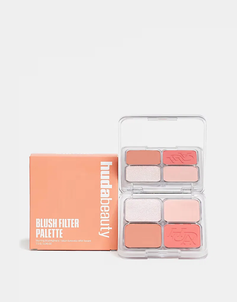 Палетка румян Huda Beauty Blush Filter Palette, Toasty Peach — фото 2