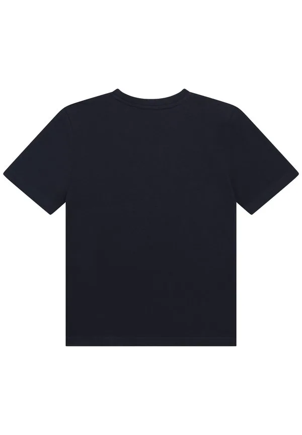 Футболка с короткими рукавами, унисекс, с принтом. Boss Kidswear, Navy — фото 2