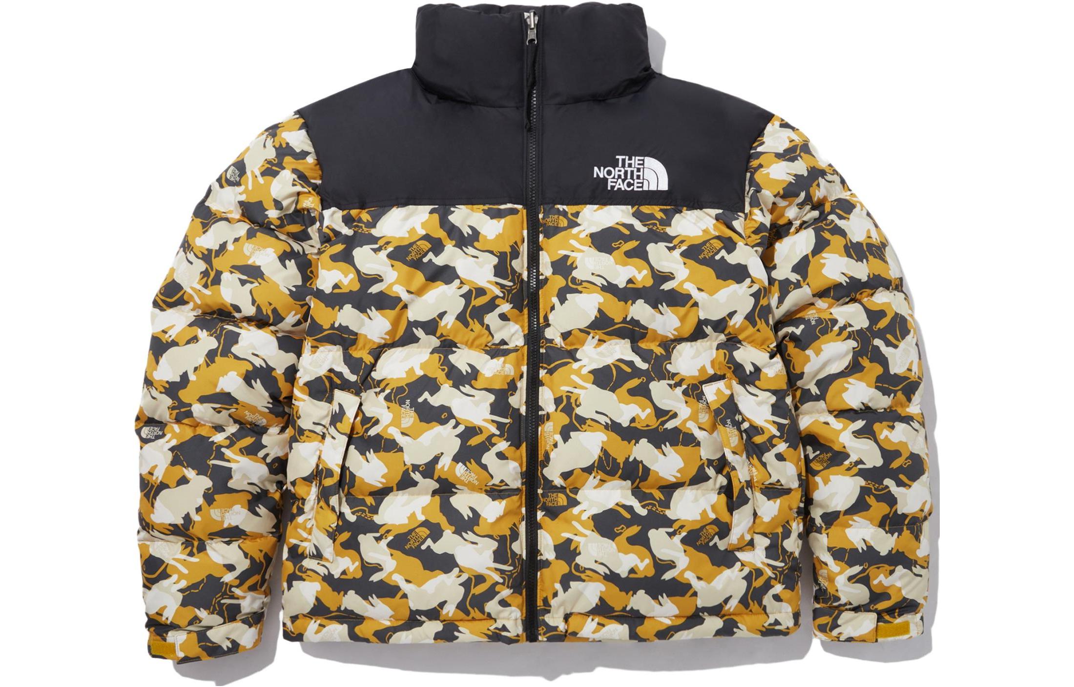 

THE NORTH FACE Куртка пуховая Nuptse мужская желтая, Dark Yellow