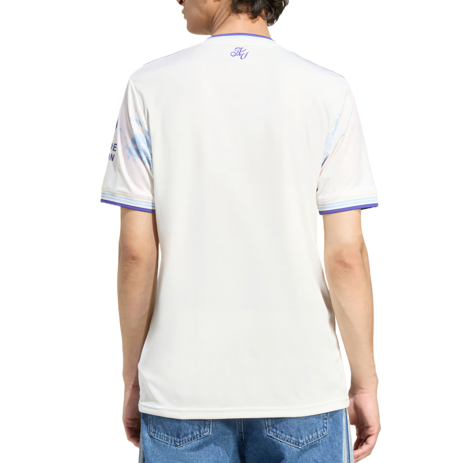 Футболка Aston Villa FC 25/26 Third Jersey мужская Adidas Originals, белый/синий — фото 4